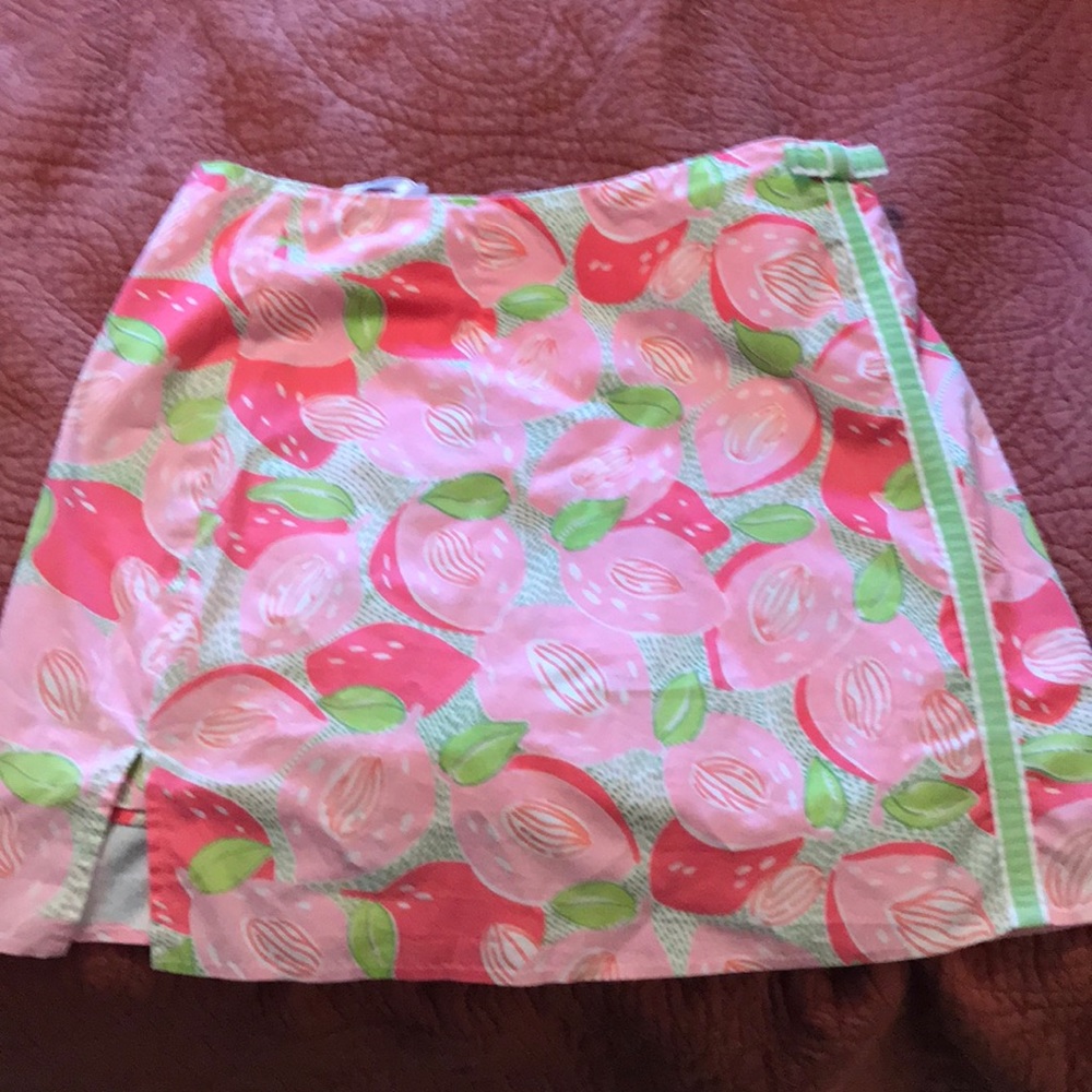 Lilly Pulitzer “Mango Mama” Printed A Line Skirt